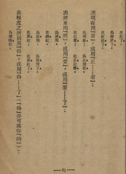 中国文法讲话