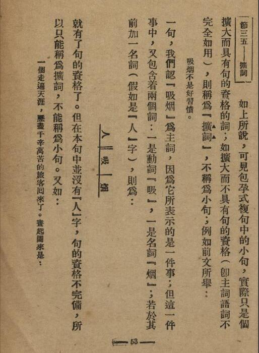 中国文法讲话